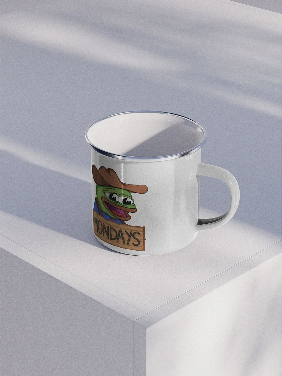 FeelsMan Mondays - Left Handed Enamel Mug (EU/US) product image (2)