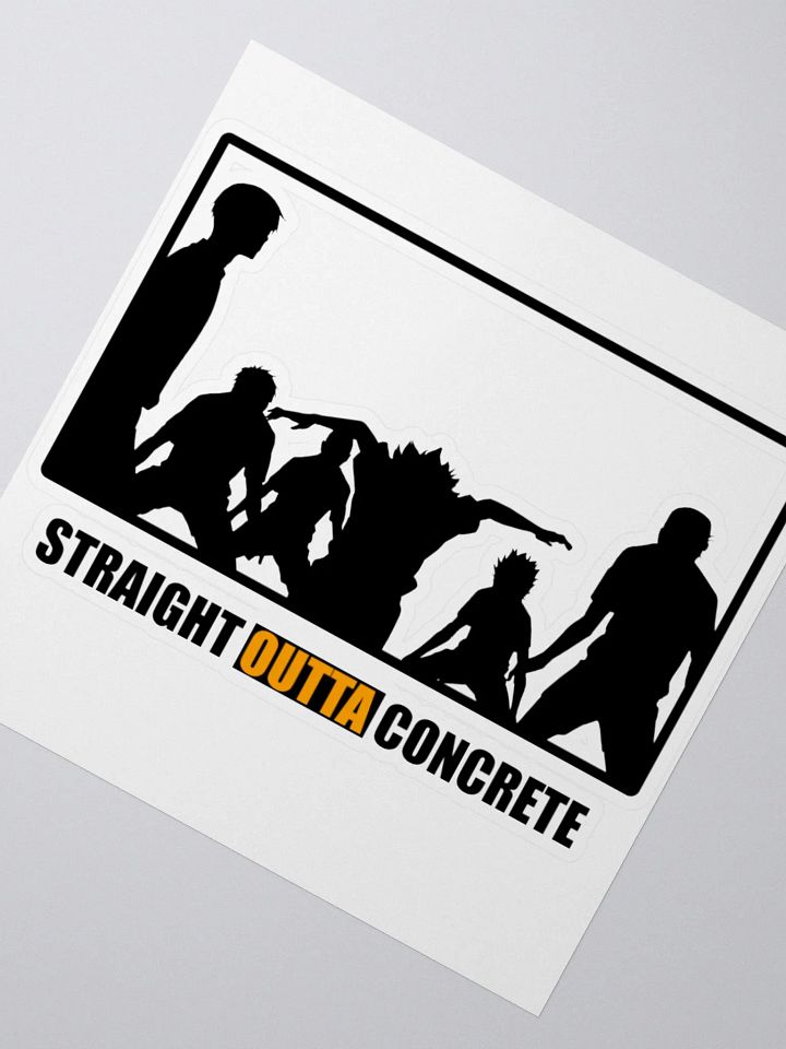 Karasuno 'SOC' Black Sticker product image (2)