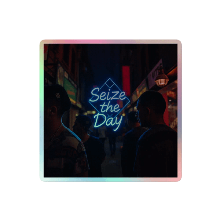 Seize the Day Holographic Sticker Set product image (2)