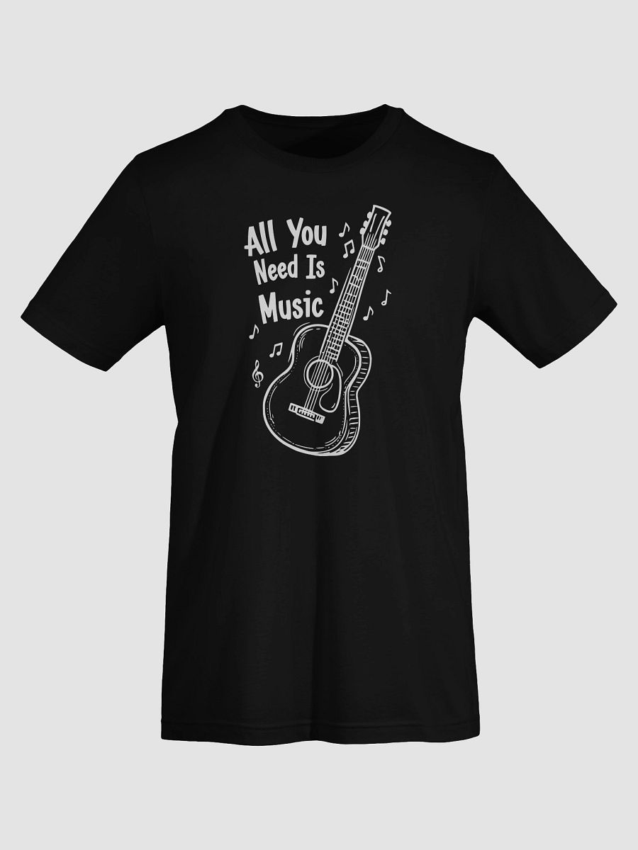 All You Need Is Music Guitar Tee – Music Lover Graphic T-Shirt product image (20)