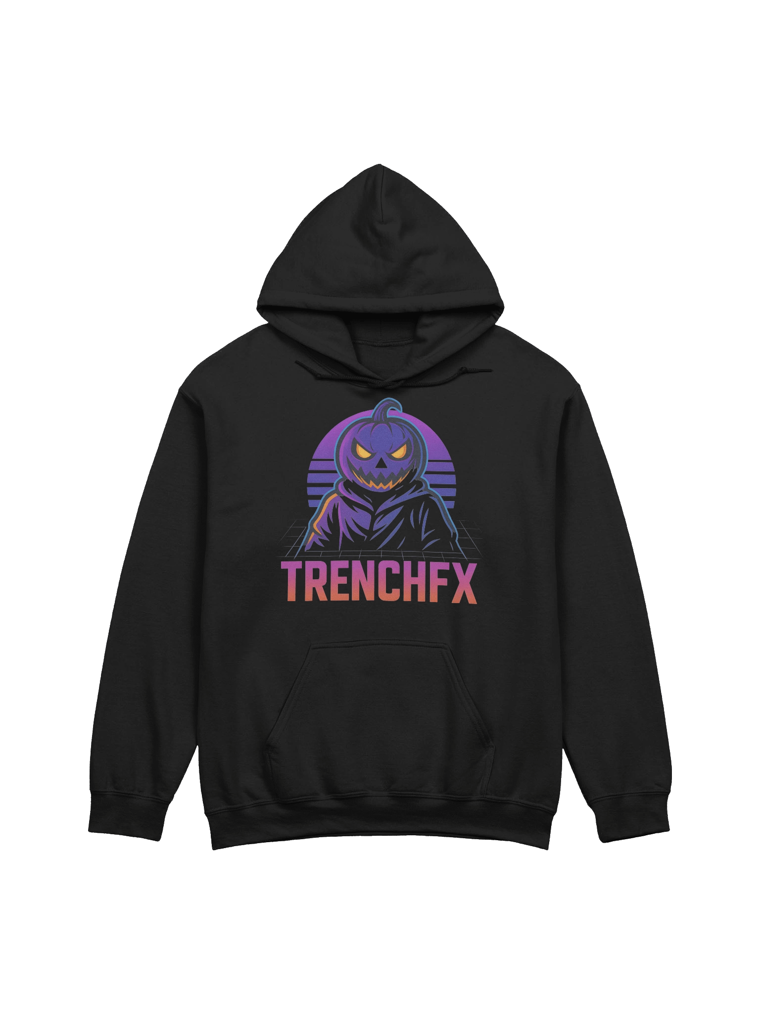 1st Edition TrenchFx Pumpkin Mascot Hoodie "Autumn Night" product image (1)
