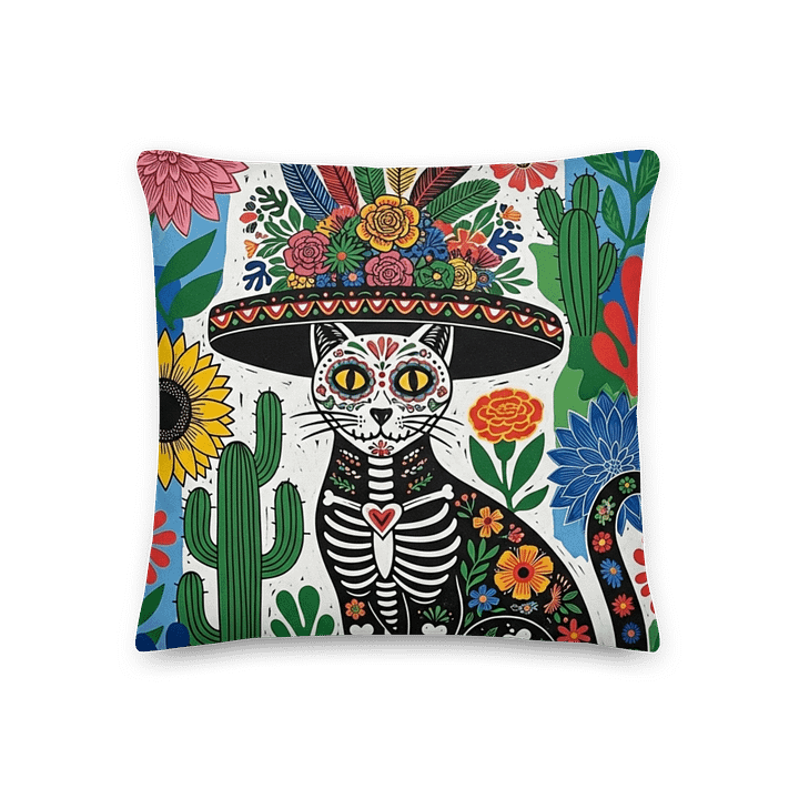 Fiesta Feline Premium Pillow product image (3)