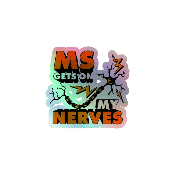 MS Gets On My Nerves Charity Sticker 2025 product image (1)