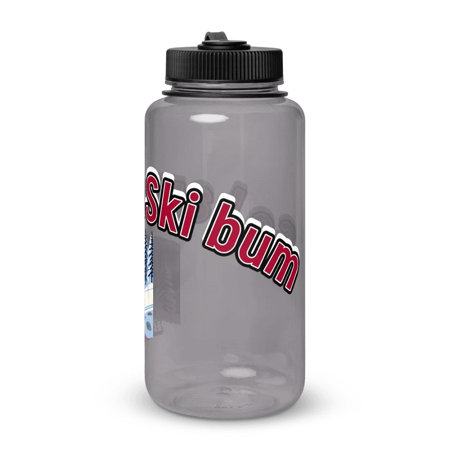 Mountain Skibum Wide Mouth Water Bottle product image (3)