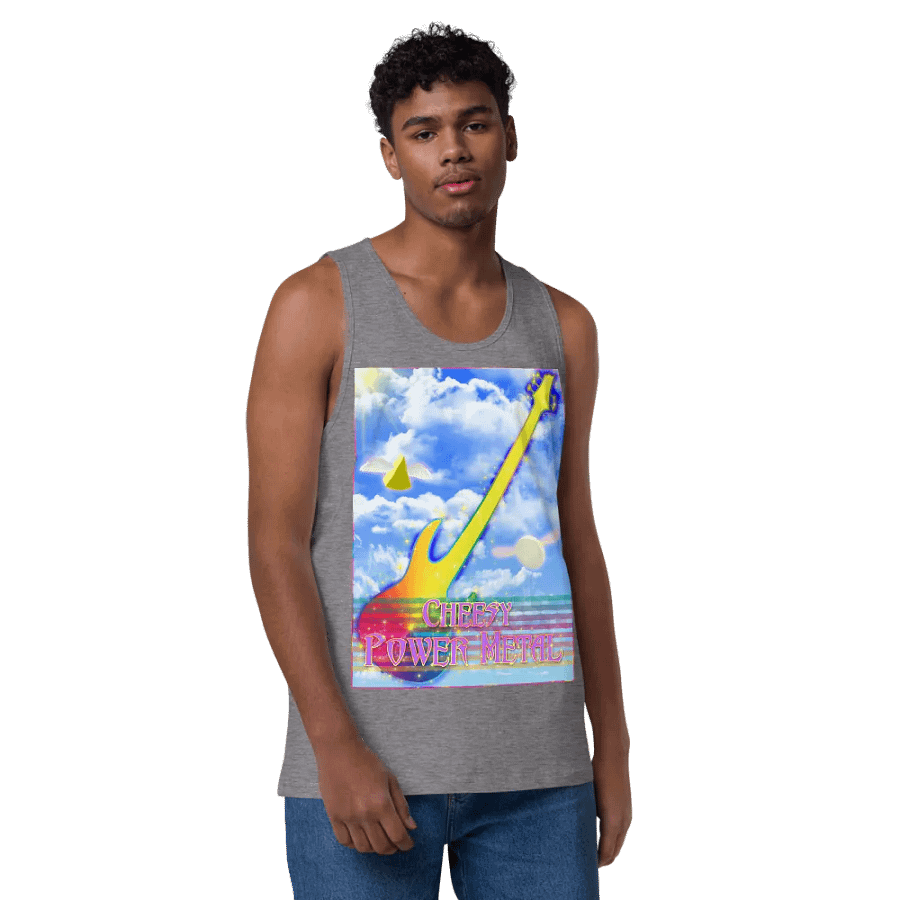 Cheesy Power Metal Tank Top product image (6)