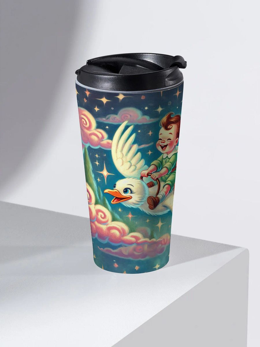 Riding through the Stars Stainless Steel Travel Mug product image (2)