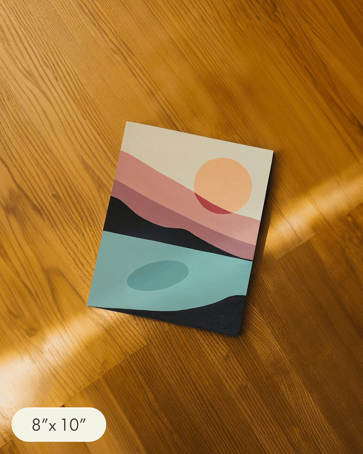 Mountain Sunset Print product image (2)