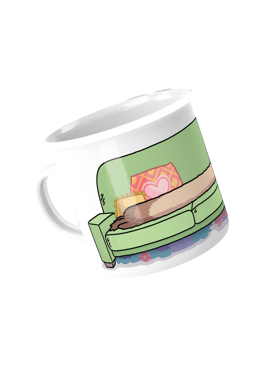 Long Ferret on Sofa | Camping Mug product image (4)