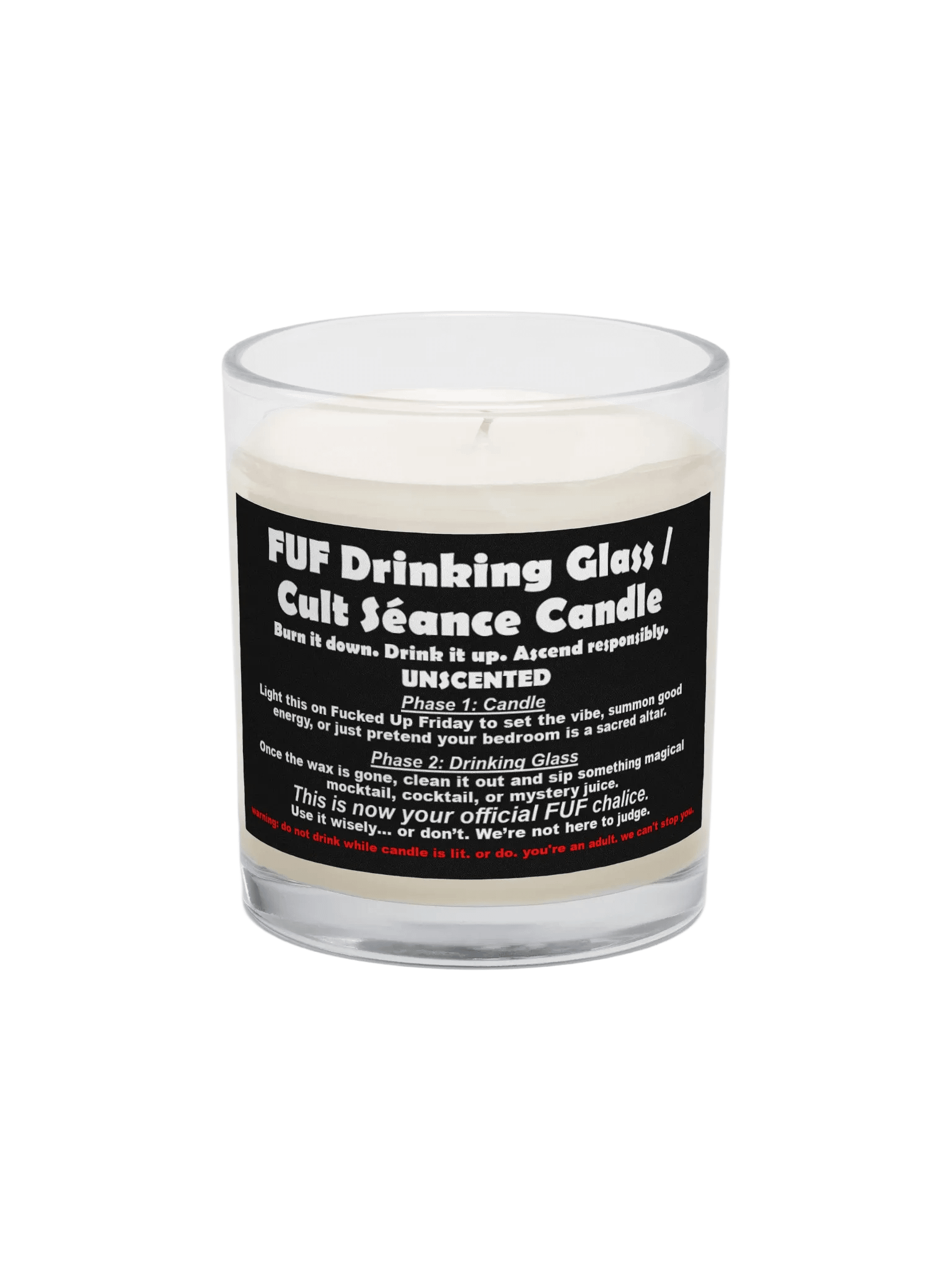 FUF Drinking Glass / Cult Séance Candle product image (1)