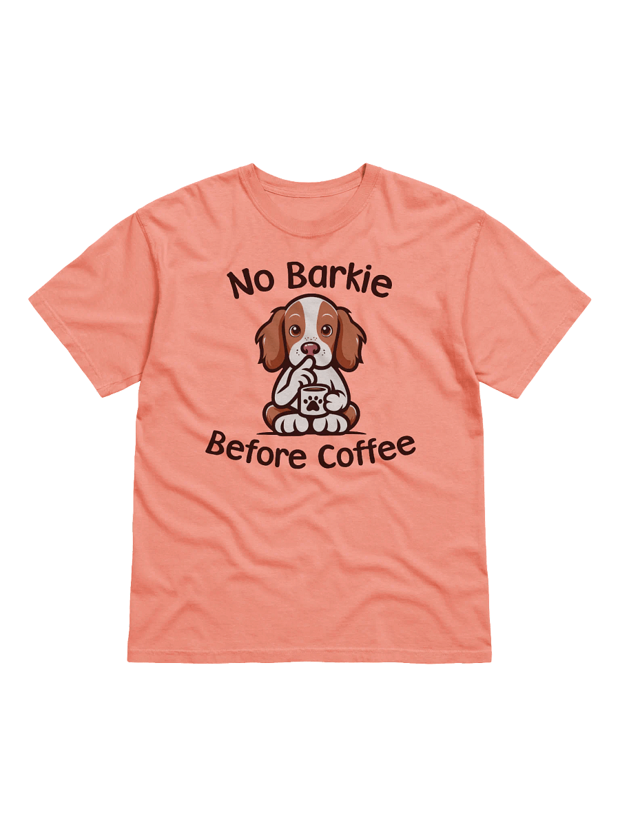 No Barkie Before Coffee Brittany Tee product image (1)