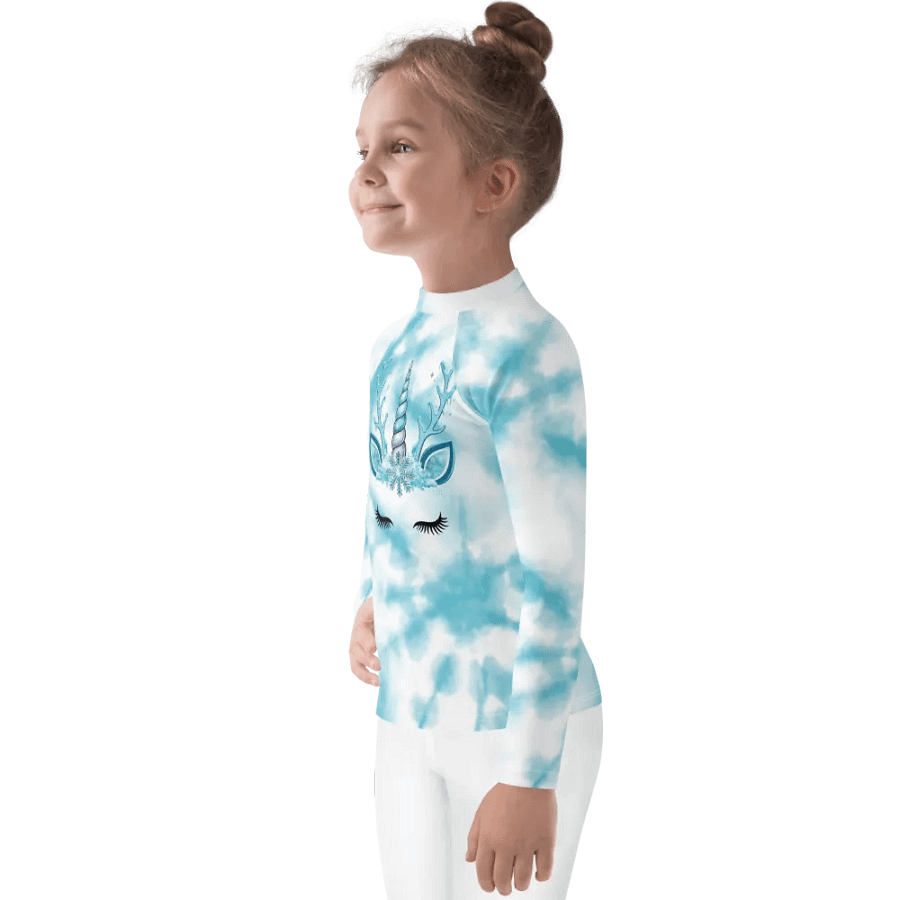 Mystical Unicorn Dreams Kids Rash Guard product image (4)