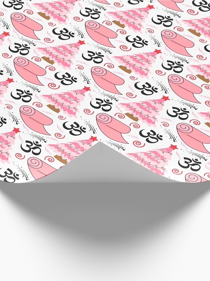 Yoga Christmas Gift Wrapping Paper product image (2)