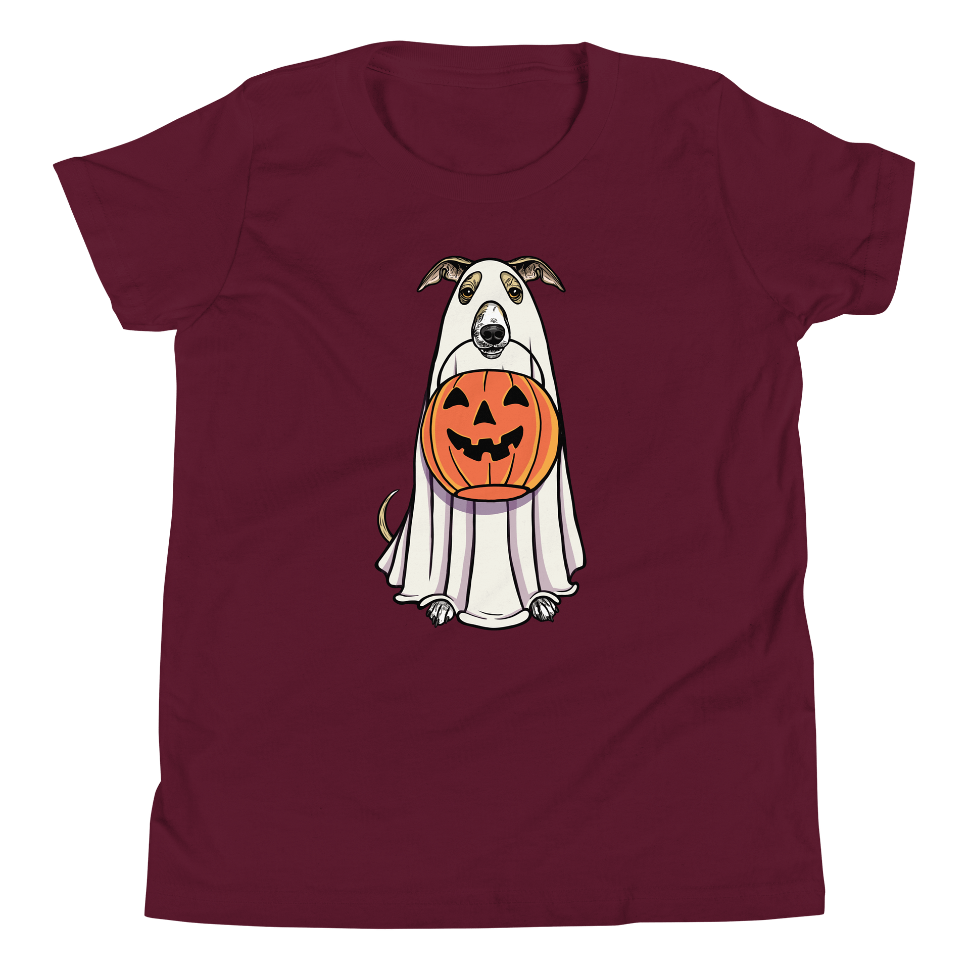 Halloween Italian Greyhound(Fawn) Youth T-Shirt product image (5)