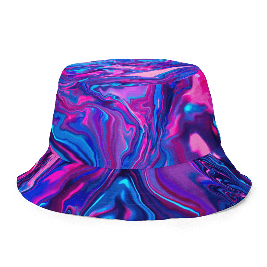 Multicolour Swirl Reversible Bucket Hat product image (1)