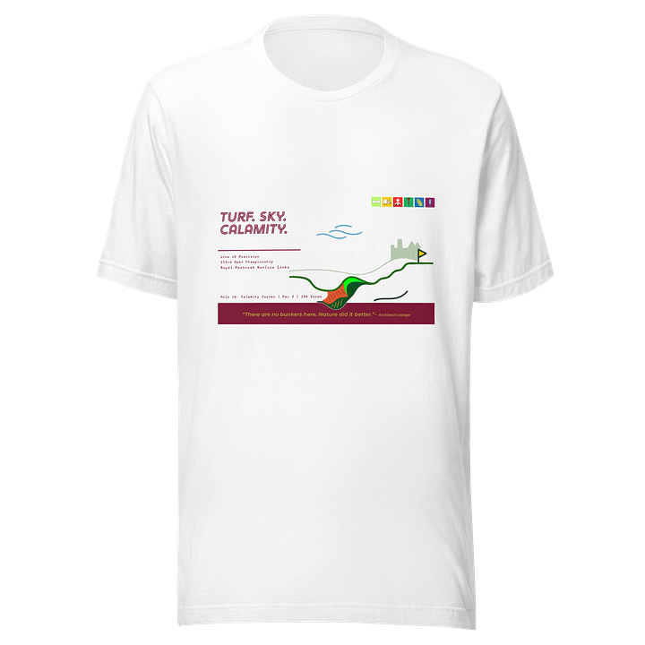No.002 Icon Tee: Calamity ’25 | Royal Portrush - Heritage Edition Released for the 153rd Open Championship product image (1)