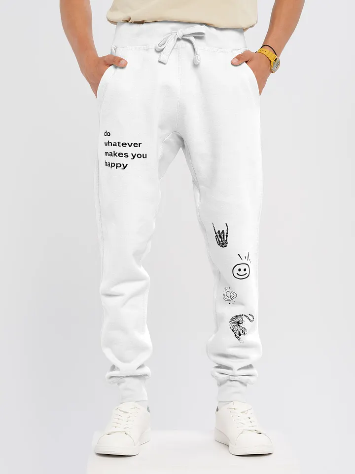 Do Whatever Makes You Happy Fleece Joggers product image (1)