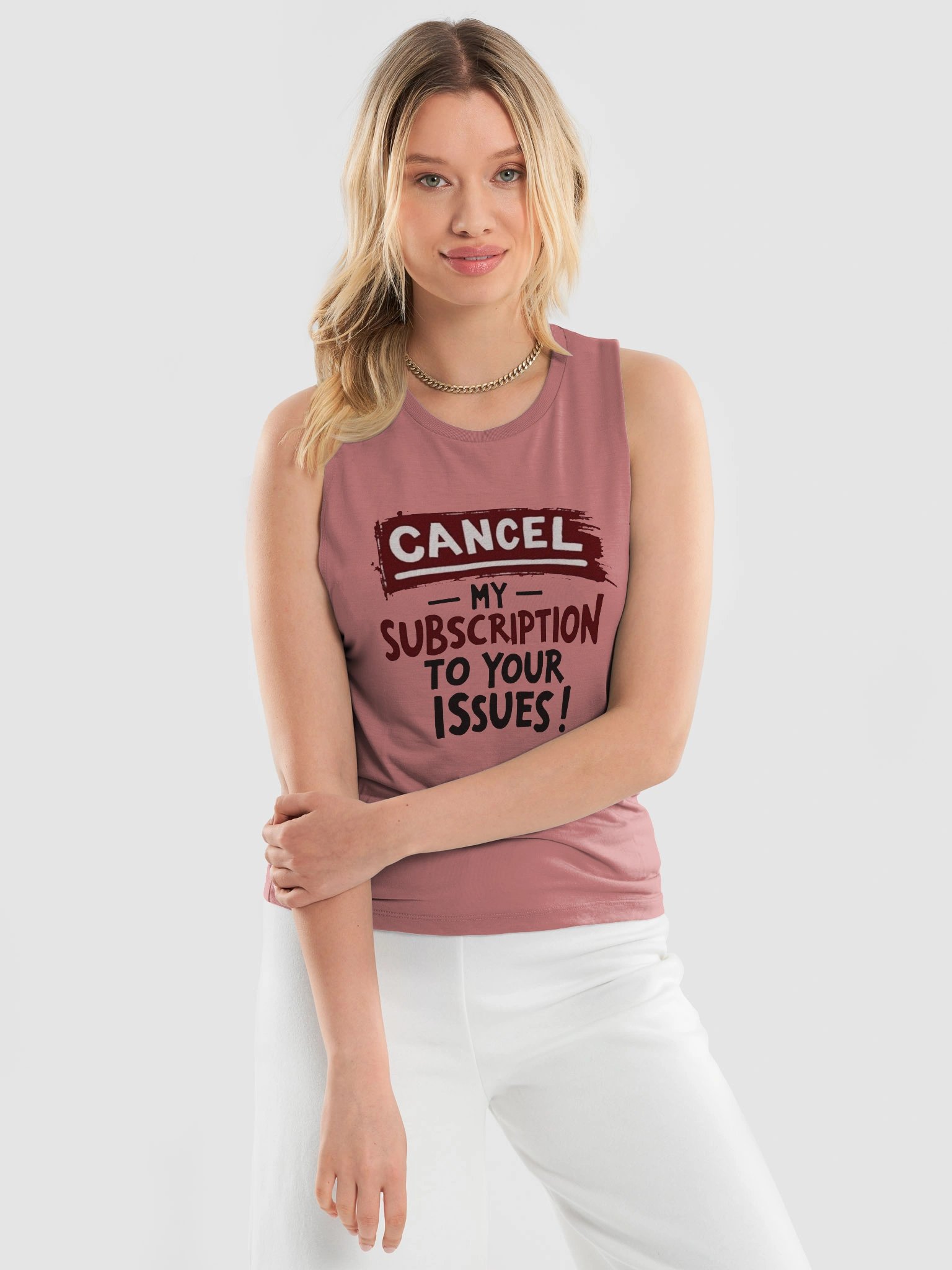 Cancel Your Issues Flowy Muscle Tank product image (7)