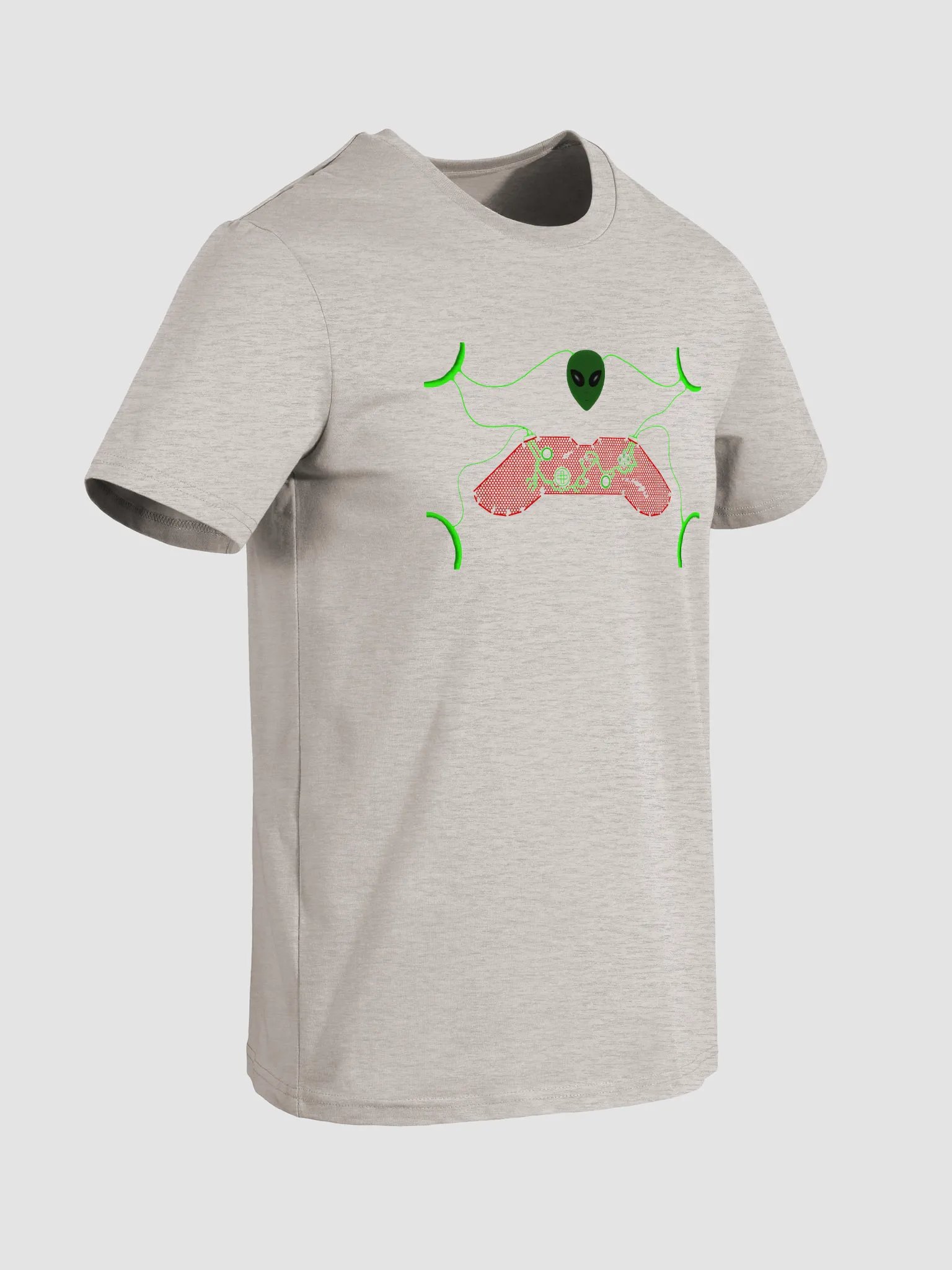 Galactic Alien Barbell T-Shirt product image (3)