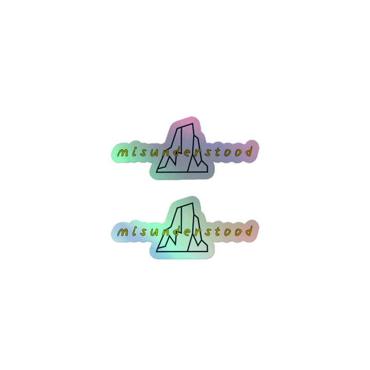 Misunderstood Holographic Sticker Sheet product image (1)