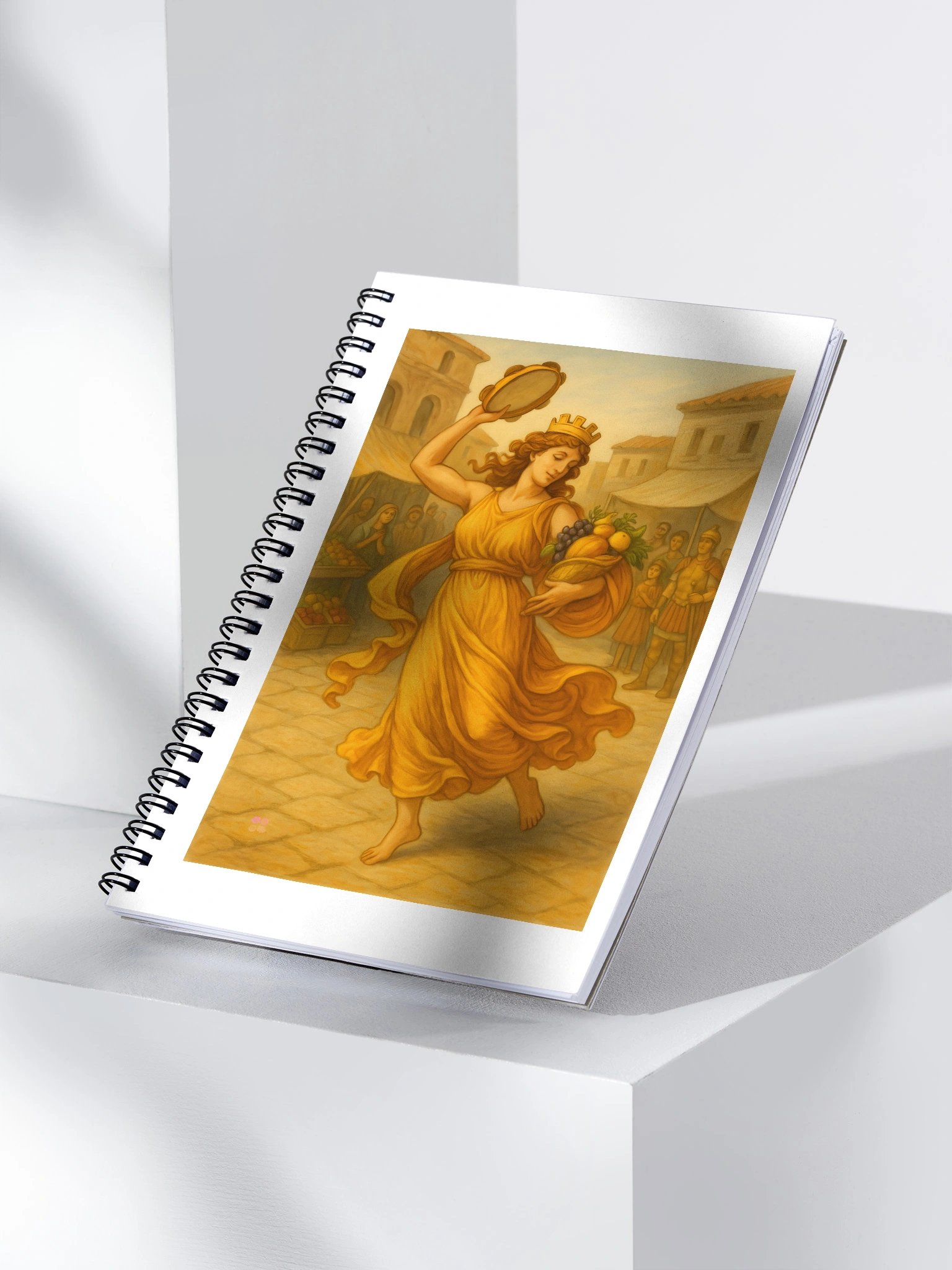 Goddess Fortuna Annonaria's Dance Spiral Notebook product image (3)