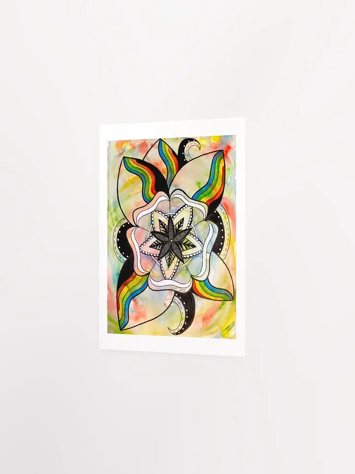 Cosmic Bloom Matte Poster product image (4)