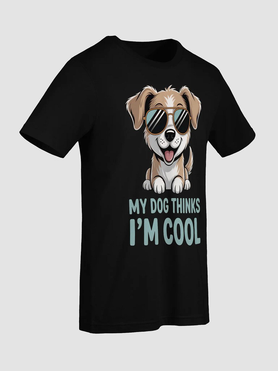 My Dog Thinks I'm Cool – Golden Retriever Cartoon T-Shirt product image (9)