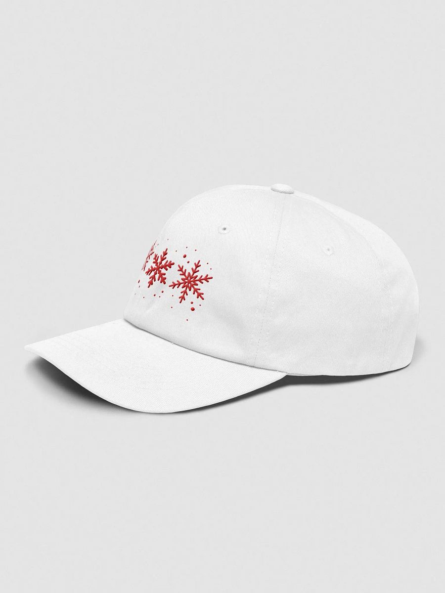 Snowflakes Embroidered Classic Dad Hat product image (3)