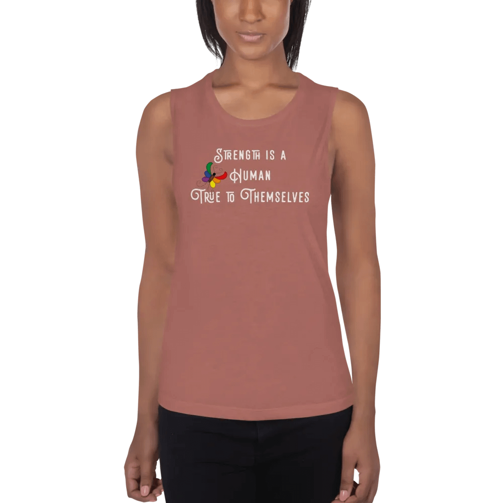Strength is a Human (w) - Women's Tank Top product image (2)