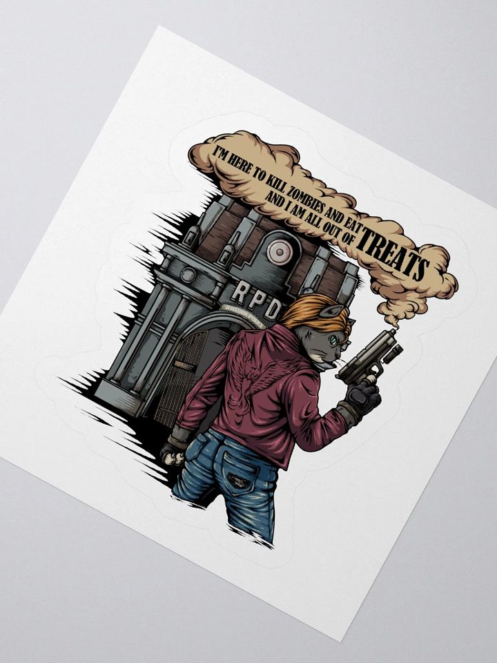 Resident Evilll Gobbi V2 Non Holo Sticker! product image (1)