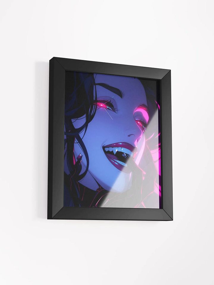 Framed Neon Bliss Matte Poster product image (16)