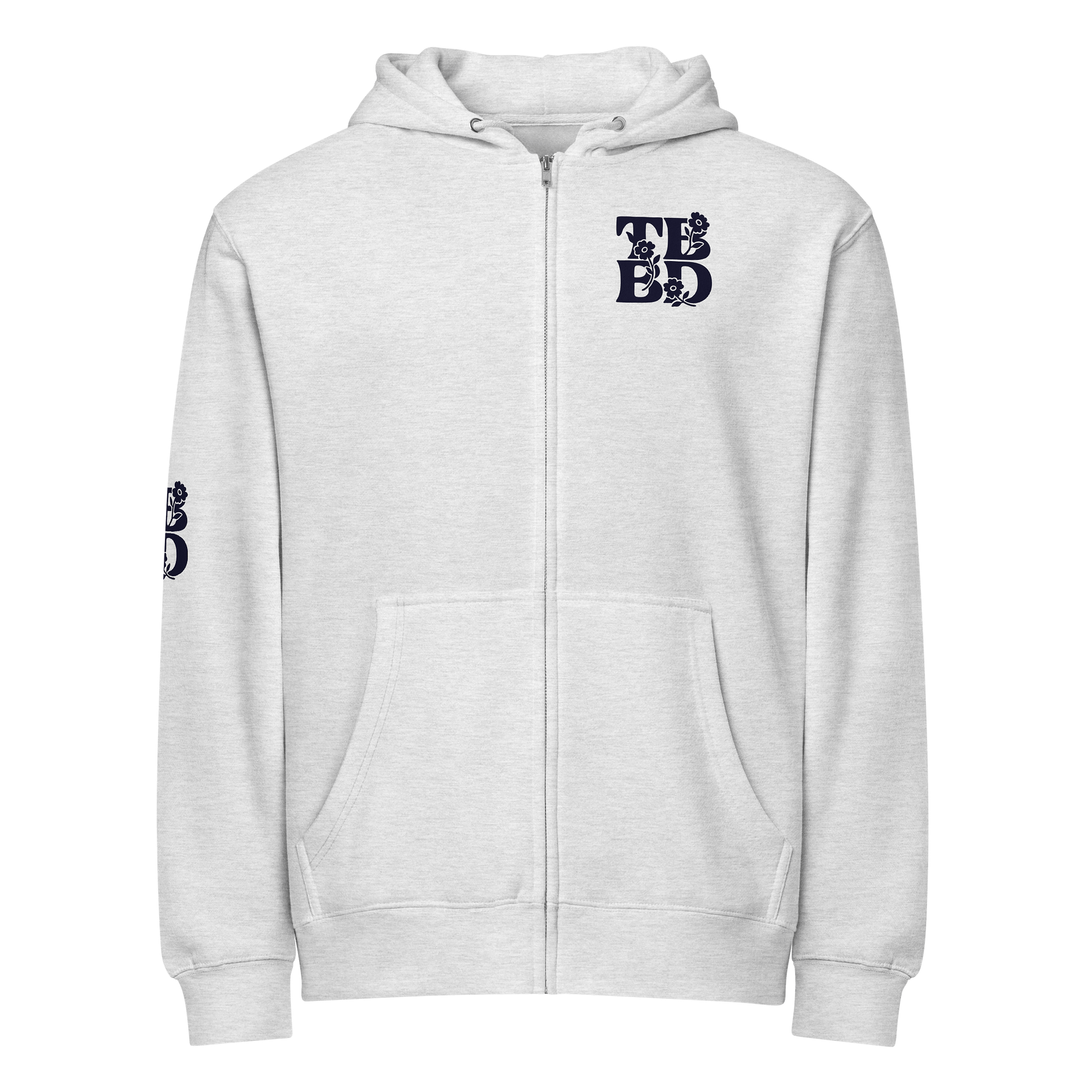 The Big Beautiful Day Floral Zip-Up Hoodie product image (1)