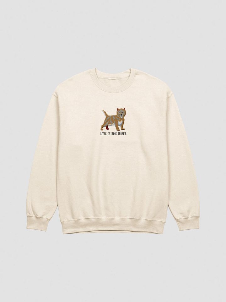 Keeps Getting Terrier Sweatshirt (Embroidered) of a Cairn Terrier product image (5)