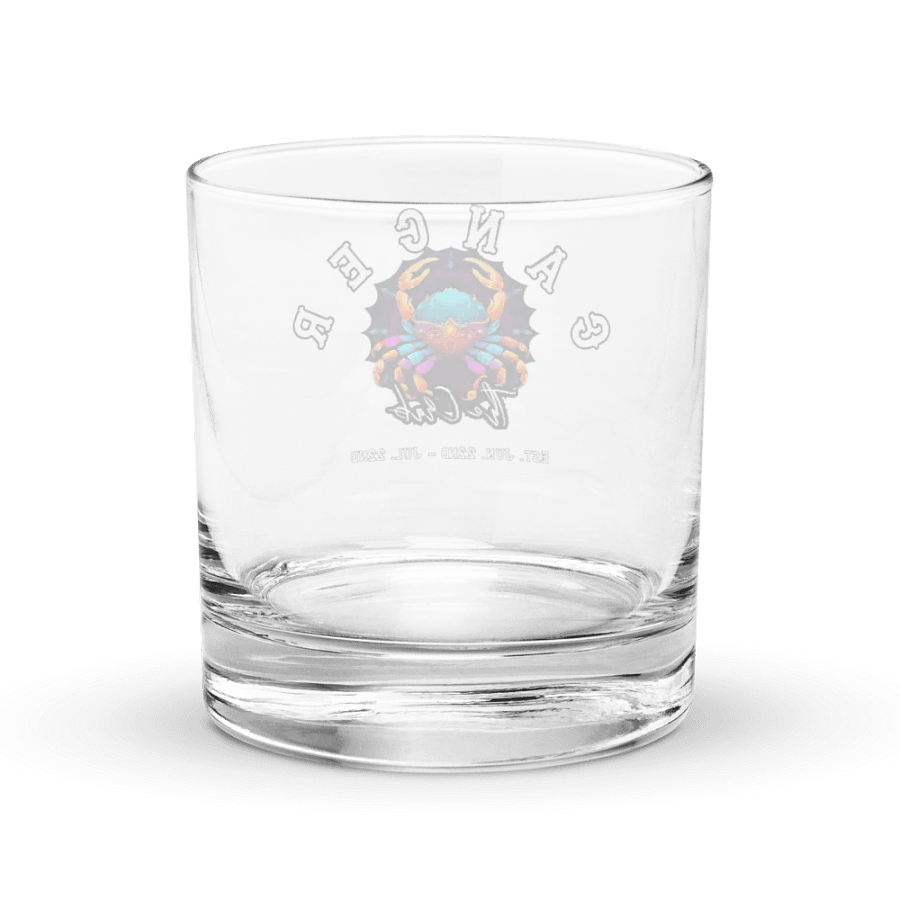 Cancer - Zodiac Rocks Glass product image (4)