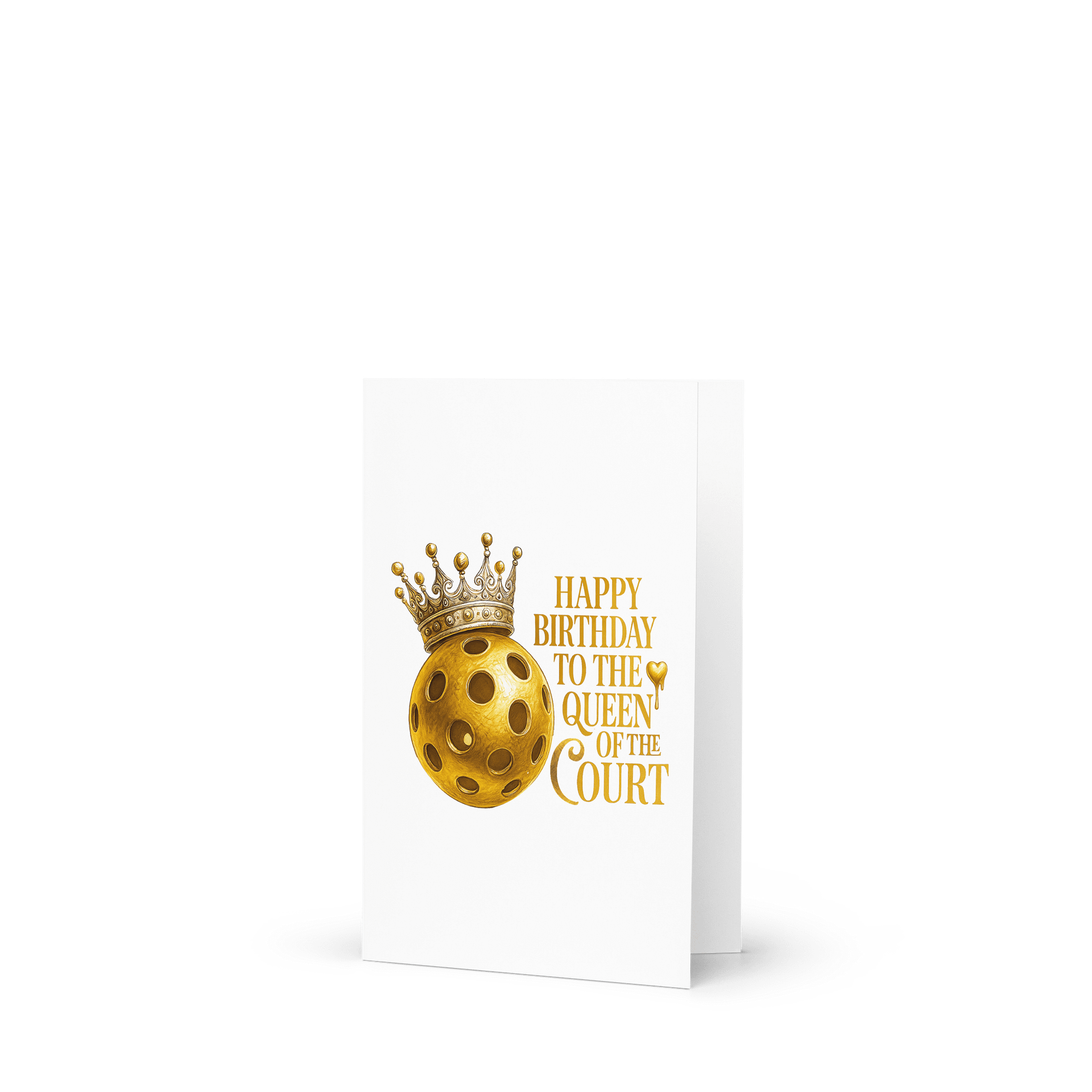 Happy Birthday to the Queen of the Court Card | Pickleball Lover Birthday Card for Pickle ball player, Pickleball Hobby Enthusiasts product image (1)