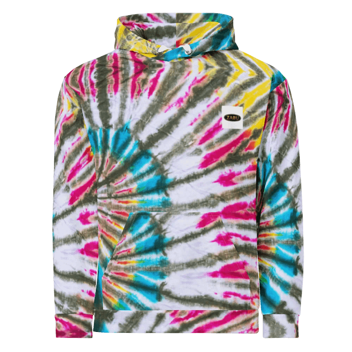 Cosmic Burst Spiral Tie-Dye Hoodie product image (1)