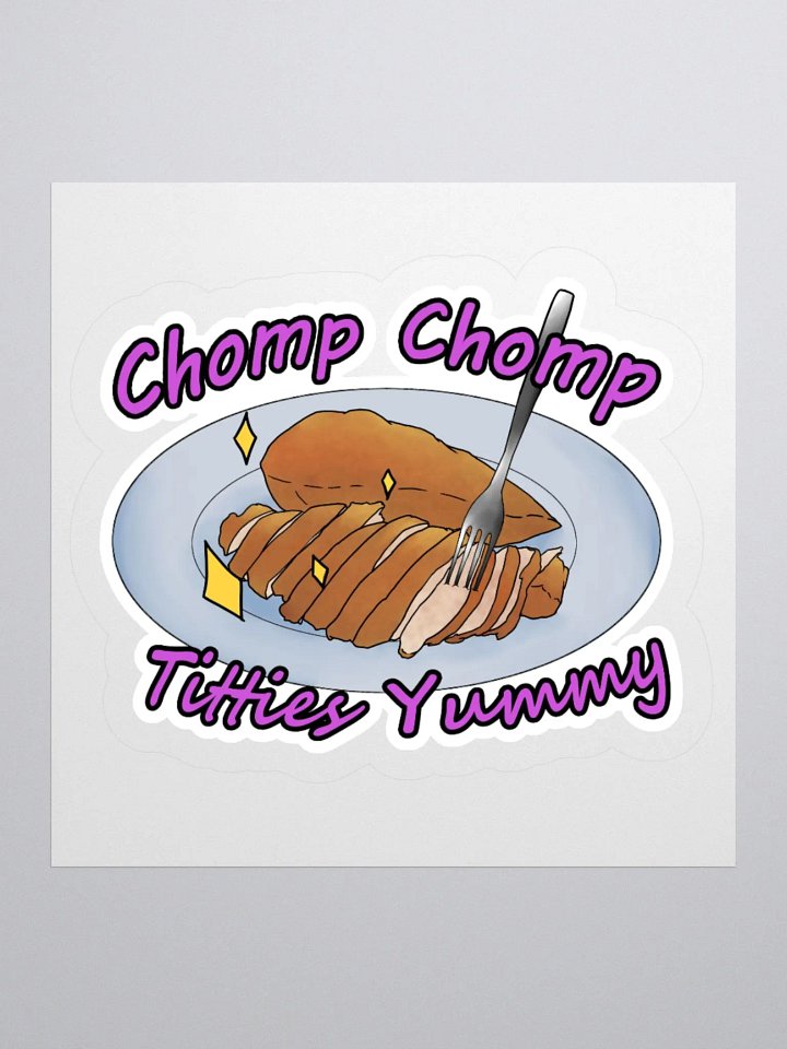 "Chomp Chomp" Kiss Cut Stickers product image (1)