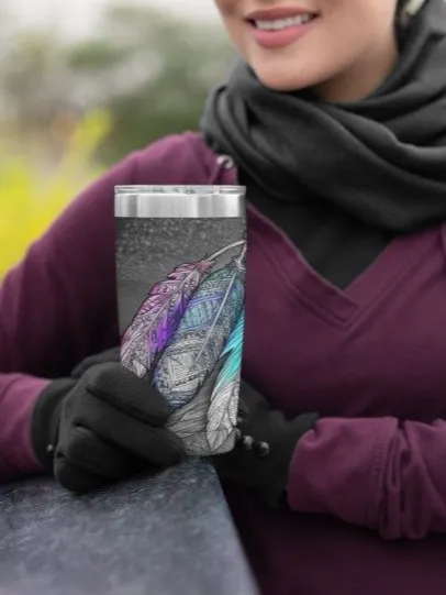 G Feathers, 20 Oz Stainless Steel Tumbler product image (1)