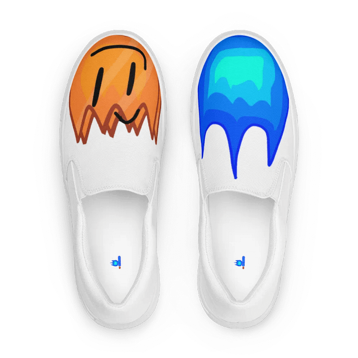 Blue & Token Firey Men's Slip-On Canvas Shoes product image (2)