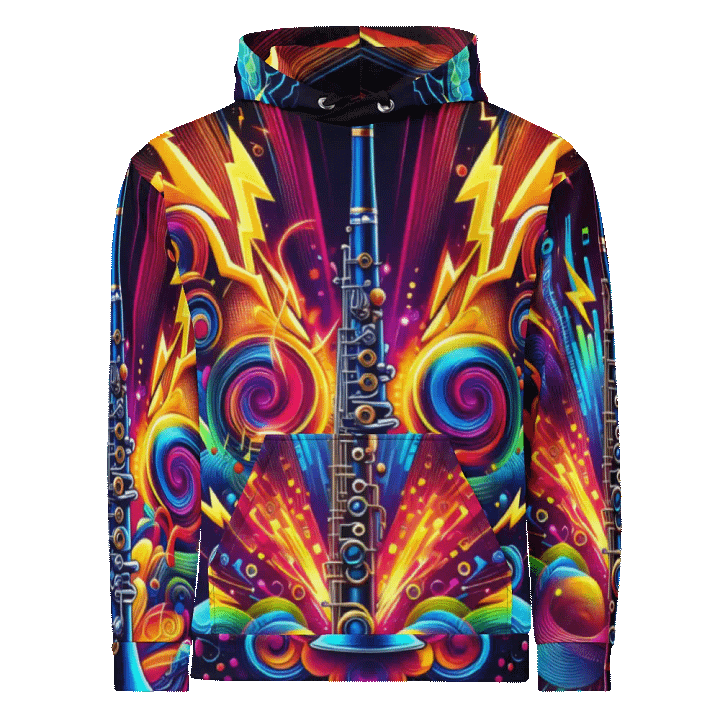 Clarinet Musical Instrument - All-Over Unisex Hoodie #15 product image (1)