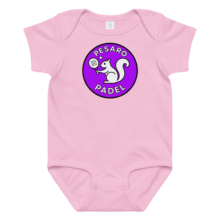 Mini Match – Body Jersey in Cotone Pettinato - Logo VIOLA product image (5)