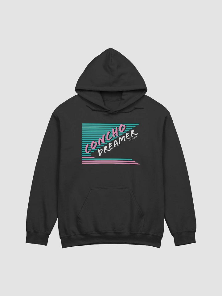 Retro ConchoDreamer Black Hoodie product image (2)