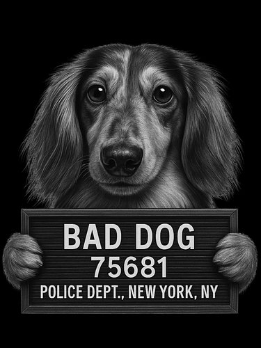 They got caught... being adorable. 🐾👮‍♂️

Our new Bad Dog / Bad Kitty tees are in!
Custom mugshot-style prints featuring YOUR...