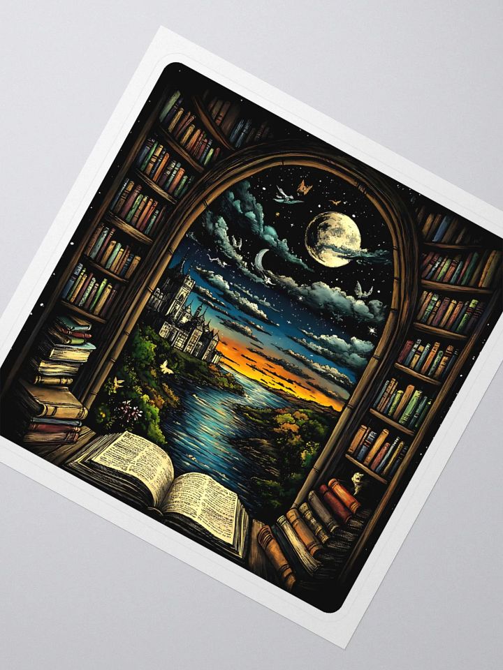 Reading Room With A View Sticker product image (2)