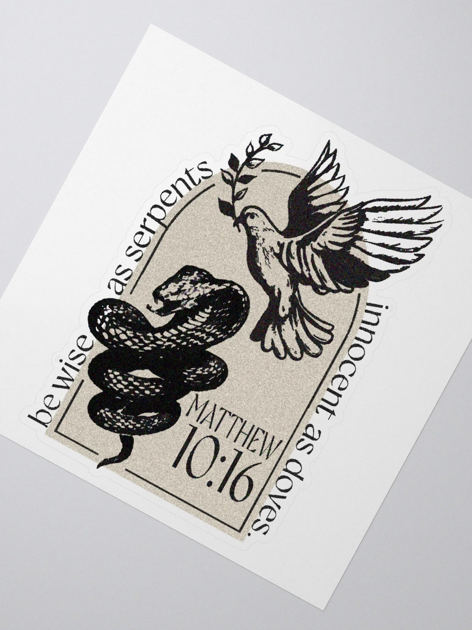 Matthew 10:16 Sticker product image (5)