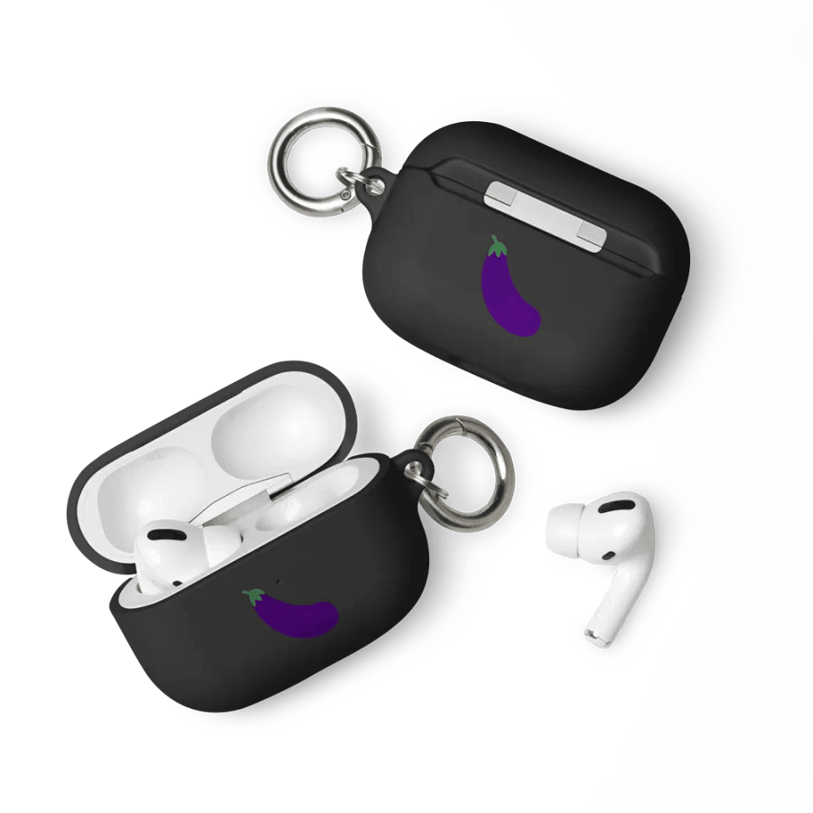 I Love Eggplant AirPods Case product image (59)