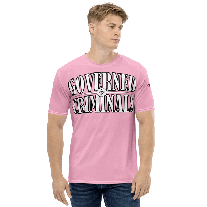 Governed By Criminals - UK - Pink - Crew Neck T-Shirt product image (1)