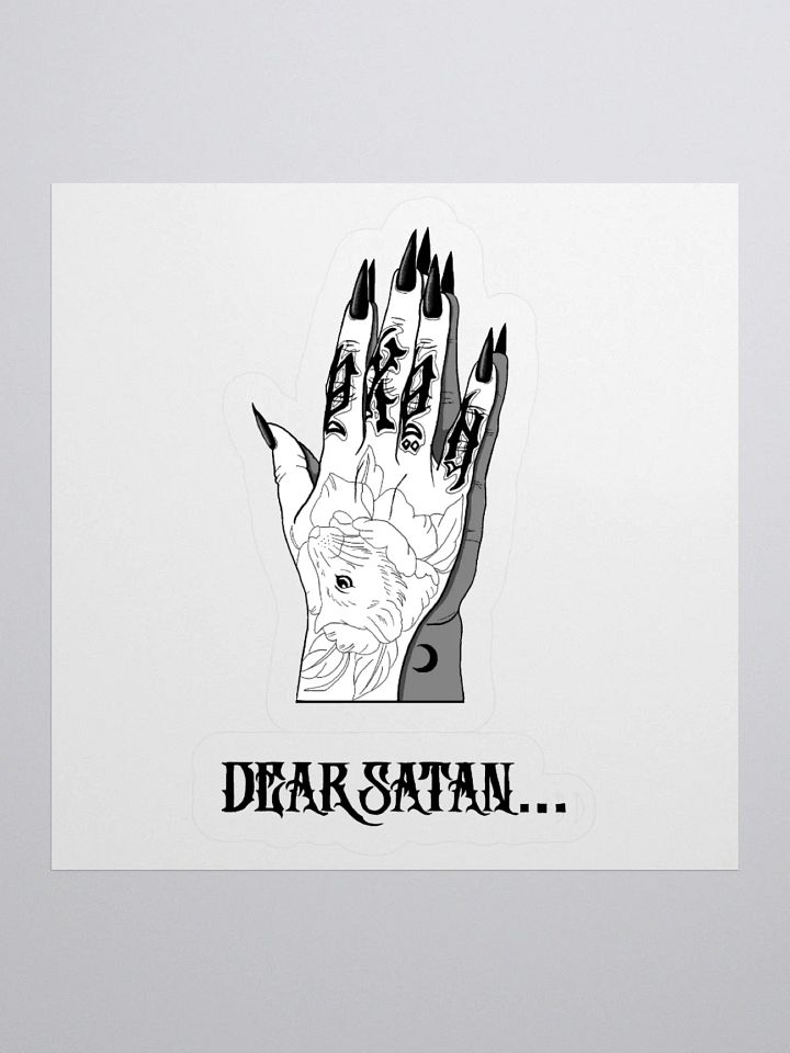 Dear Satan... (sticker) product image (1)