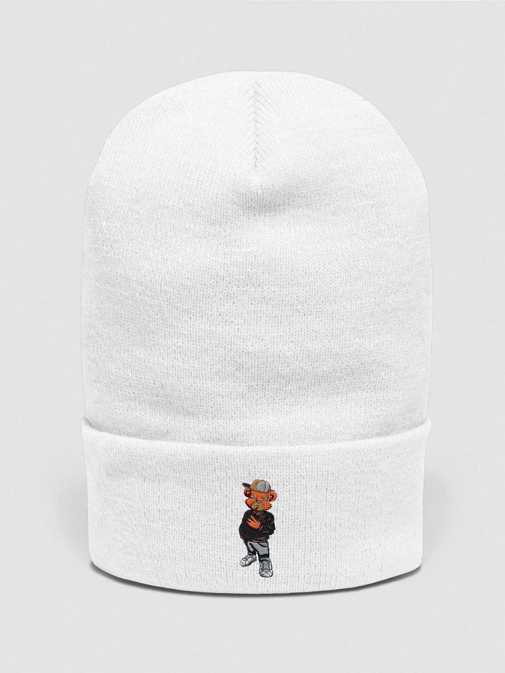 Standing Bear White Beanie product image (1)