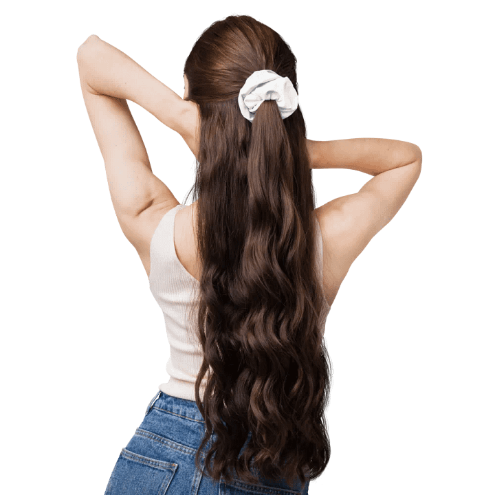 White Zenith Blank Canvas Scrunchie product image (2)