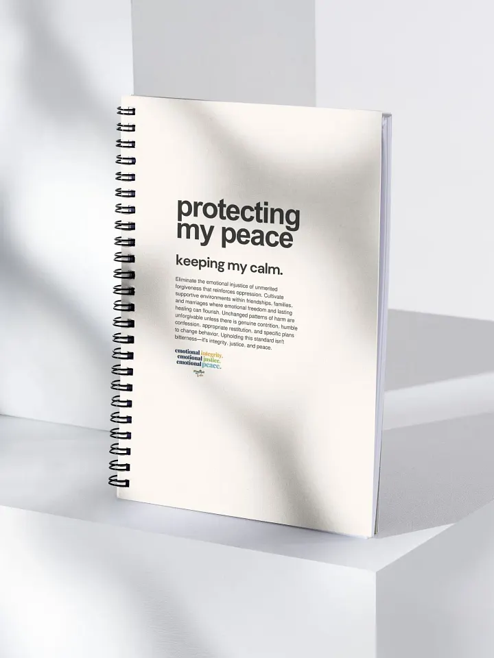 Official Planted By Calm | Calm Keepers Dot Spiral Notebook (Style 3 - Sand) product image (2)